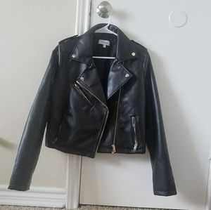 Black pleather jacket